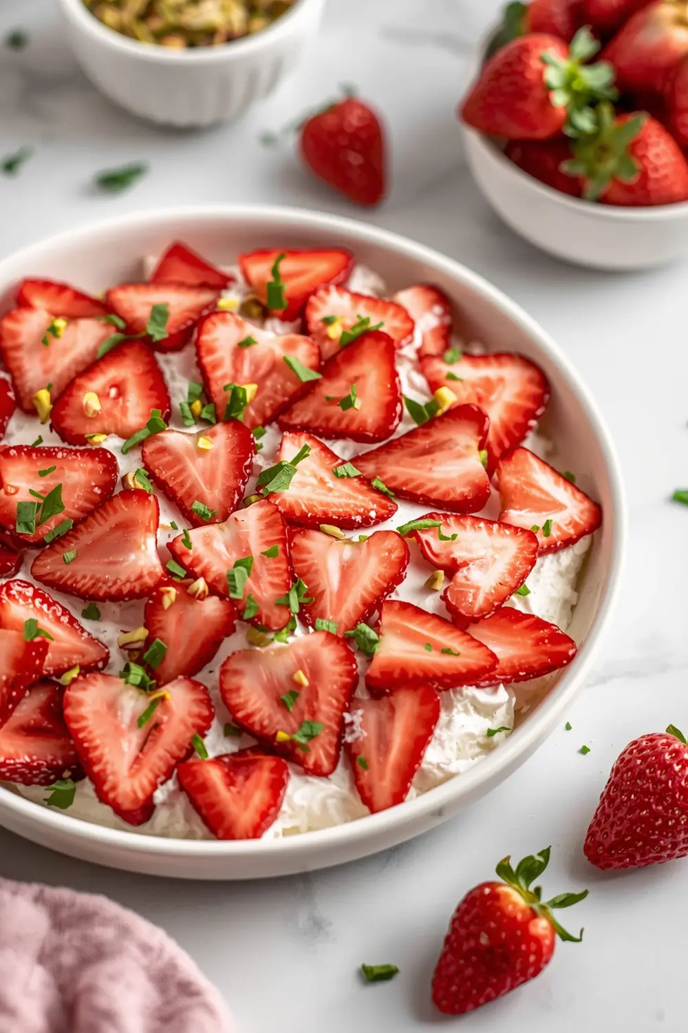 strawberry pretzel salad cozy