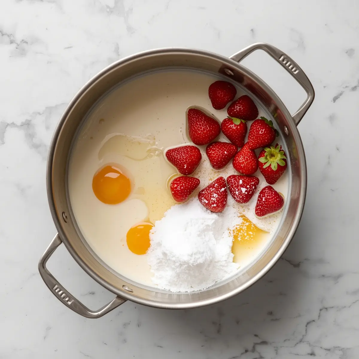 Cooking instructions for strawberry semifreddo cozy