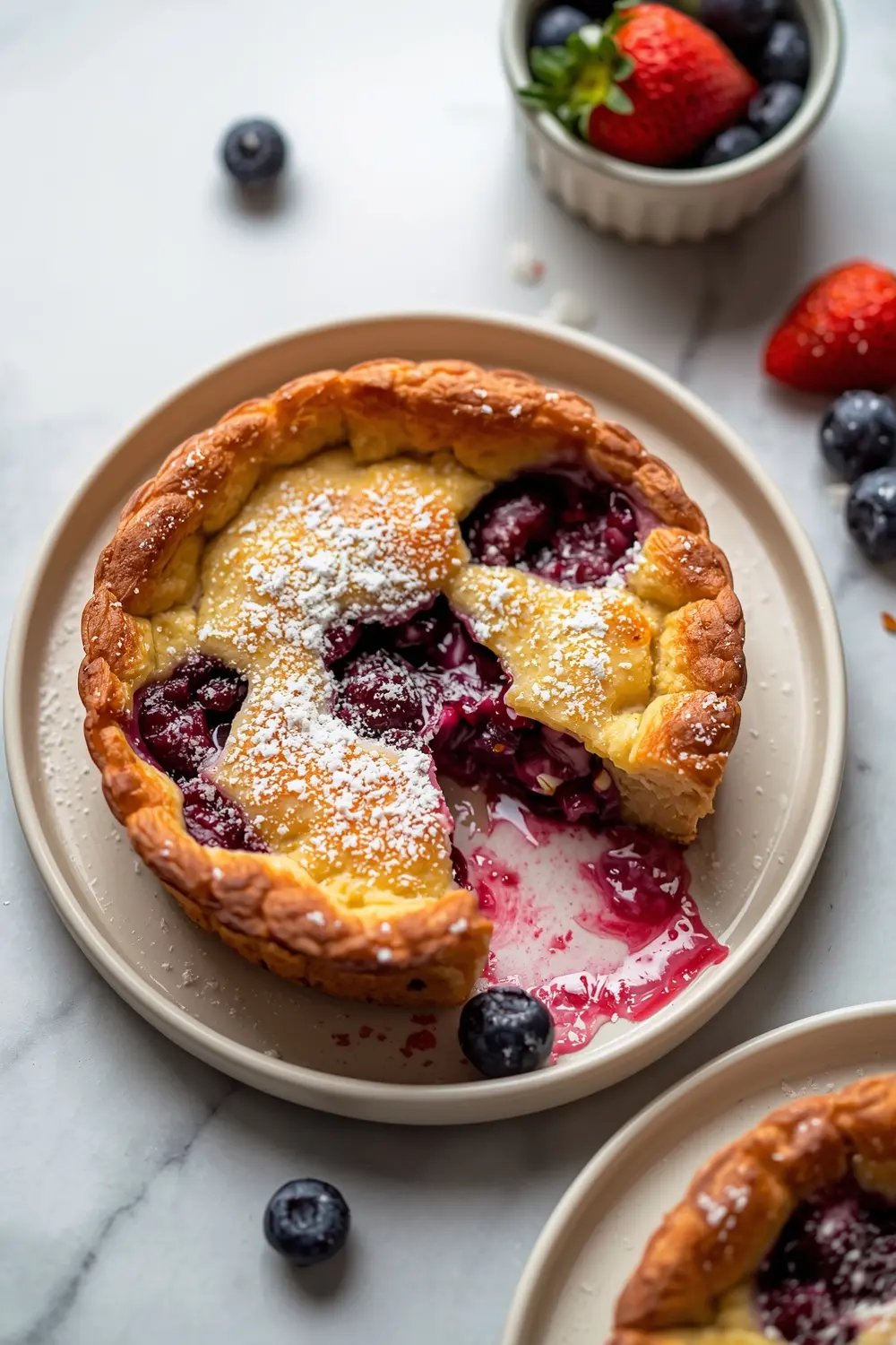 summer berry clafoutis cozy warm