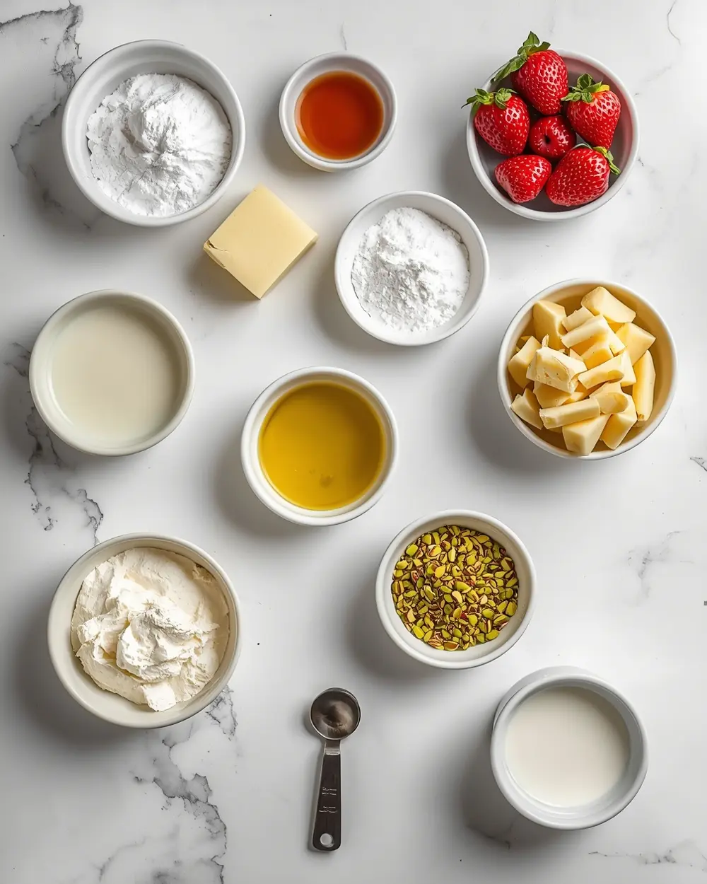 Ingredients for summer fruit trifle cozy