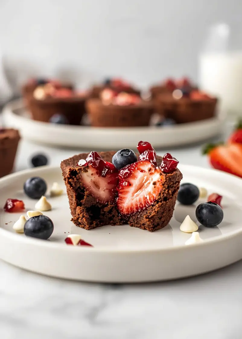 4th of july brownie bites cozy ready to serve