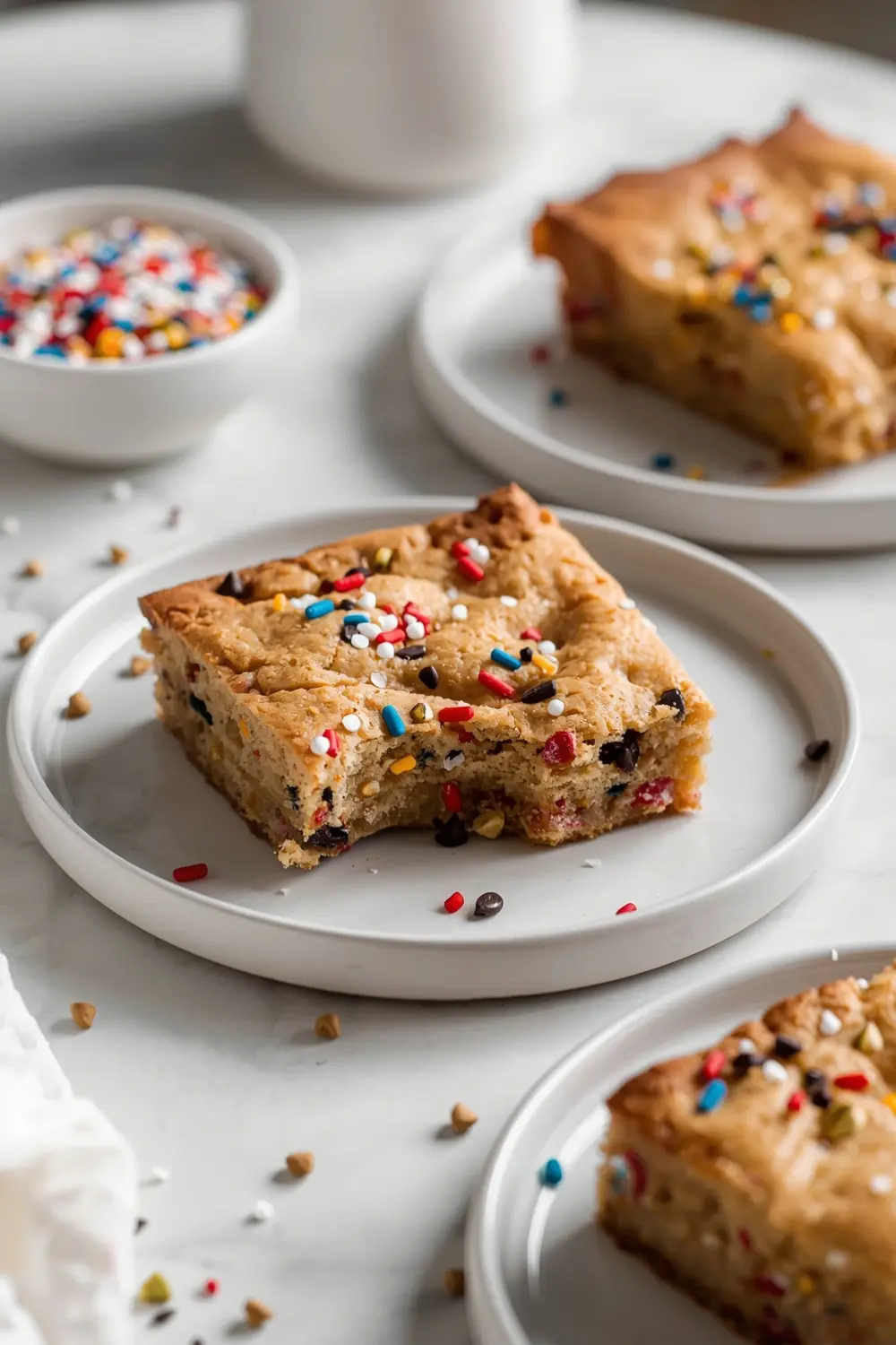4th of july confetti blondies cozy