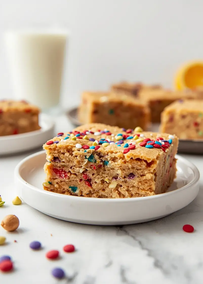 4th of july confetti blondies cozy ready to serve
