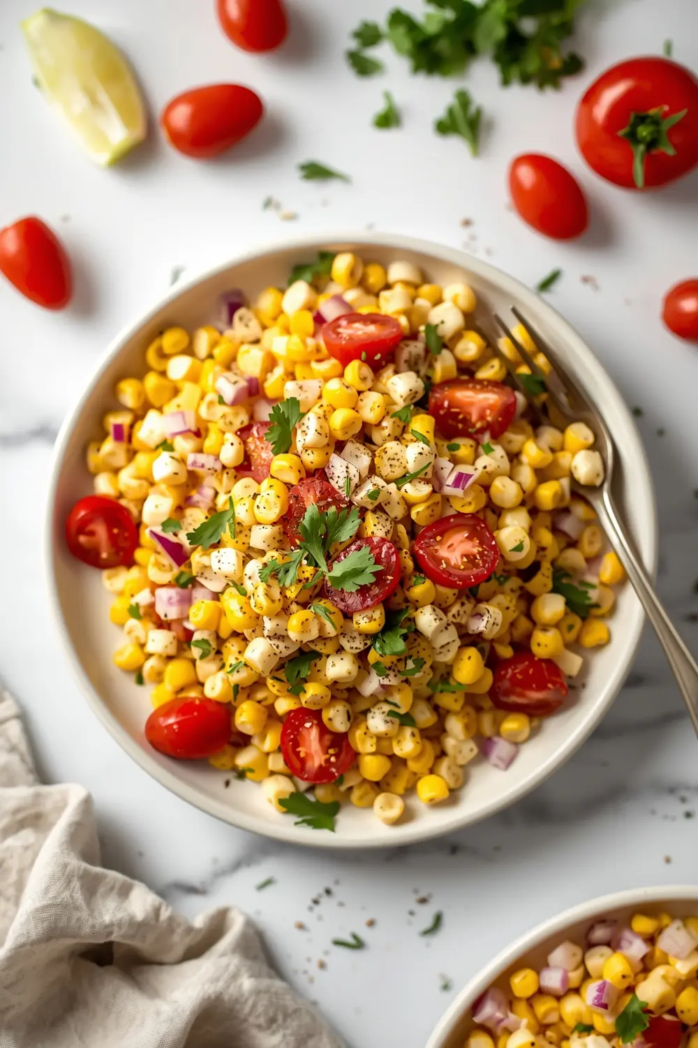 4th of july corn salad cozy