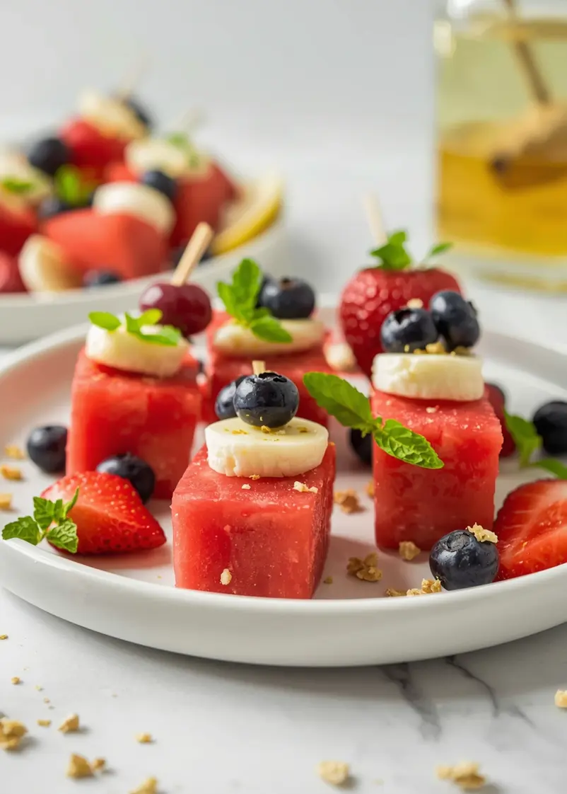 4th of july fruit skewers cozy ready to serve