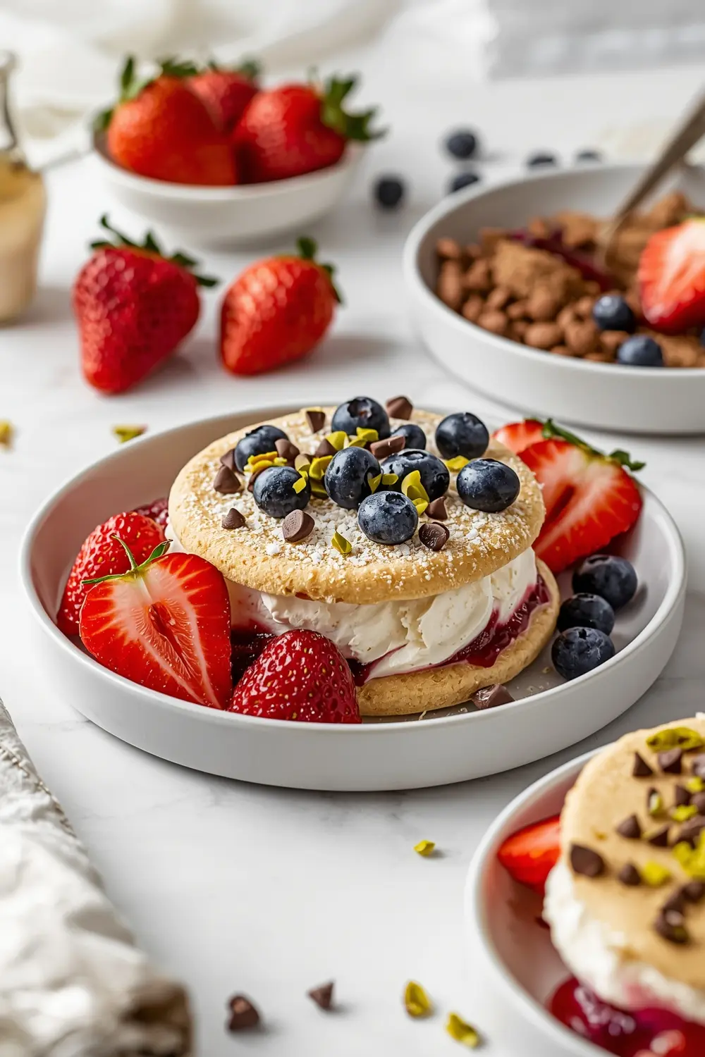 4th of july ice cream sandwiches cozy