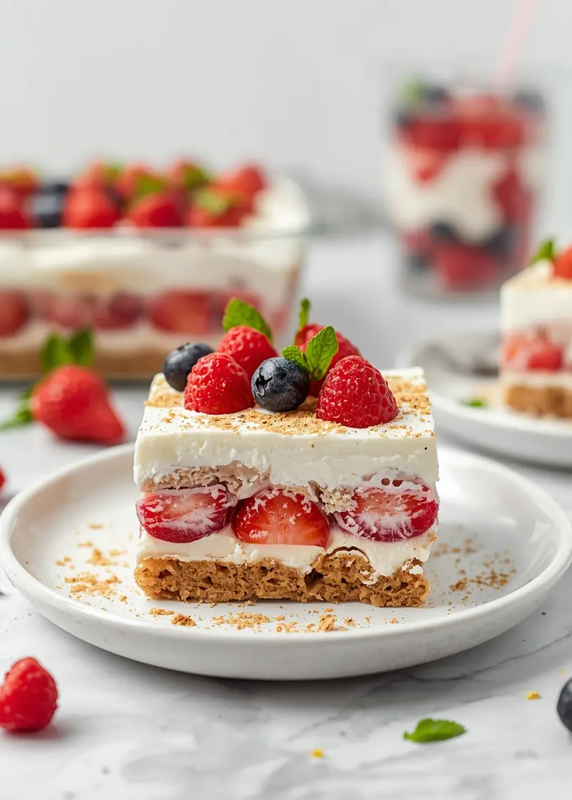 4th of july icebox cake cozy ready to serve
