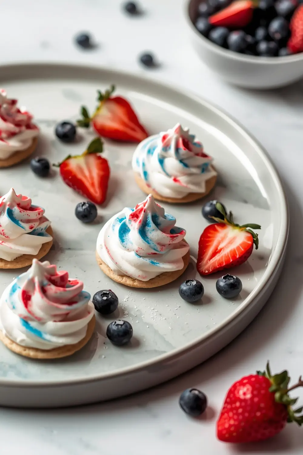 4th of july meringue kisses cozy