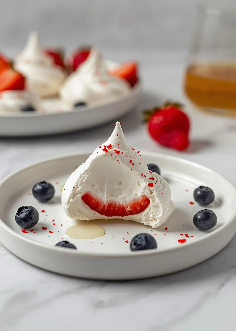 4th of july meringue kisses cozy ready to serve