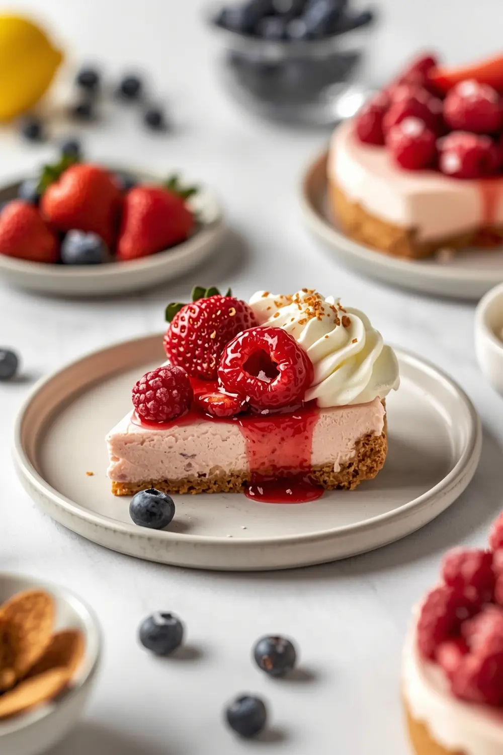 4th of july no bake cheesecake cozy
