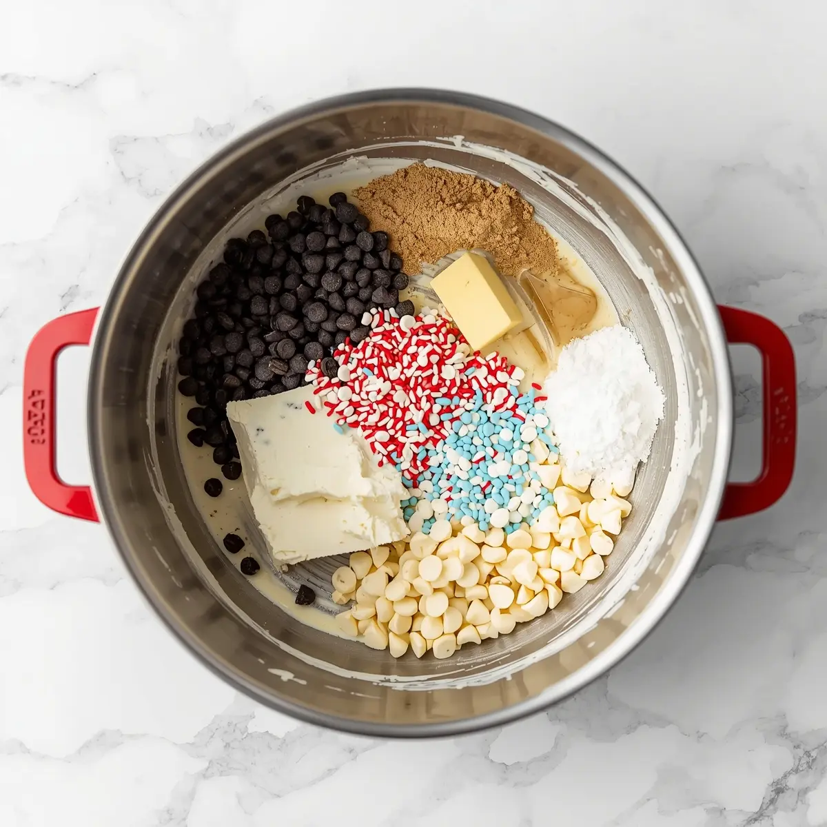 Cooking instructions for 4th of july oreo truffles cozy