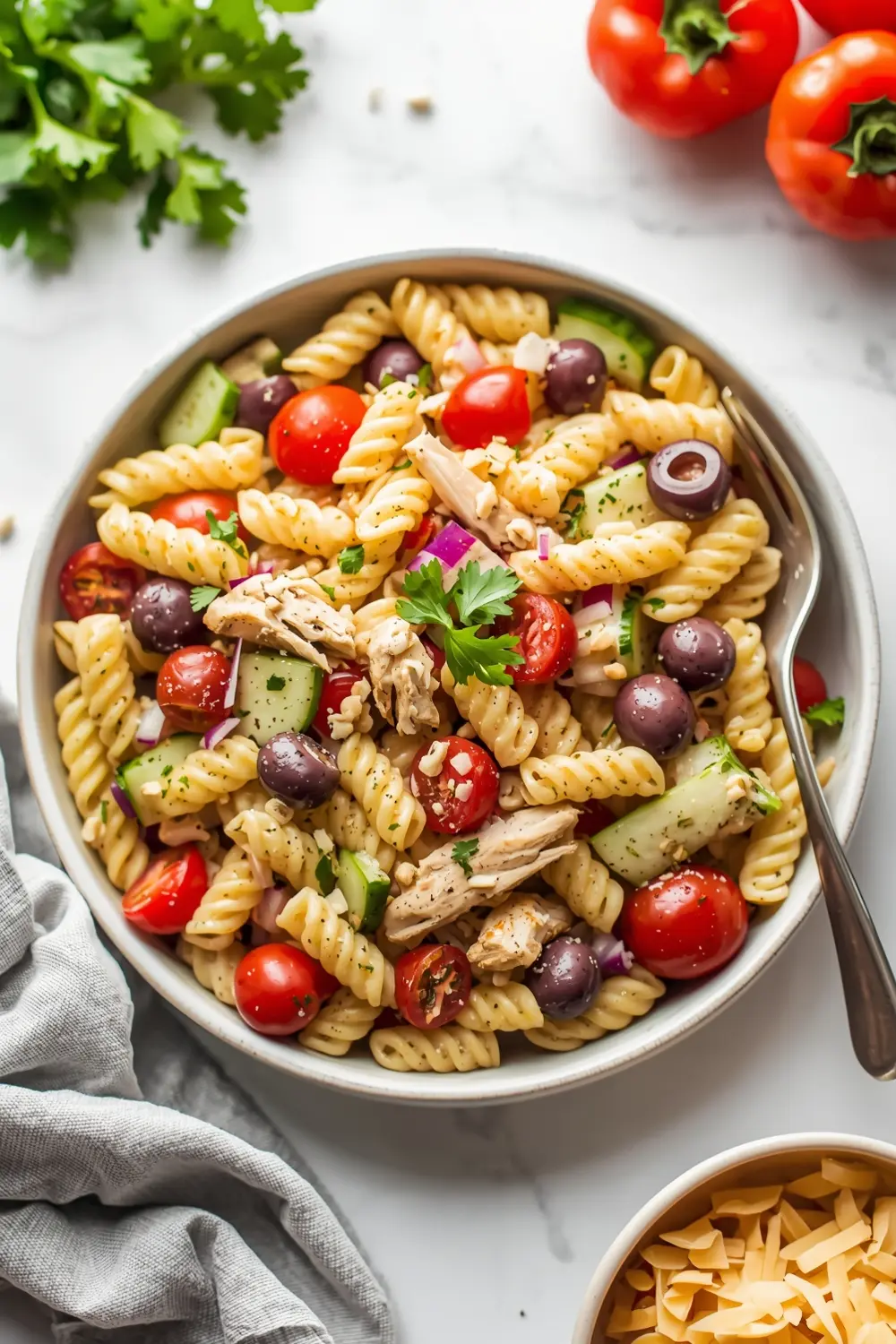 4th of july pasta salad cozy