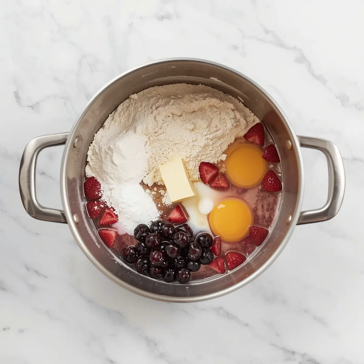 Cooking instructions for 4th of july red white blue cake cozy