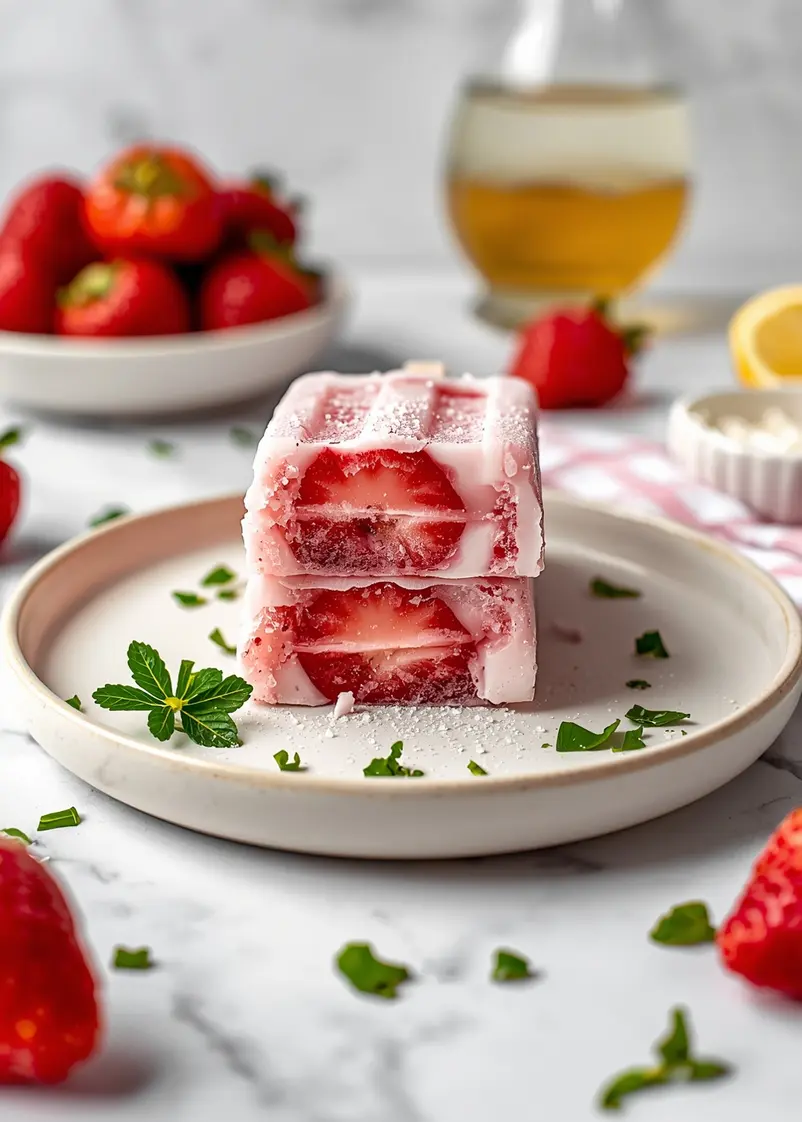 4th of july strawberry popsicles cozy ready to serve