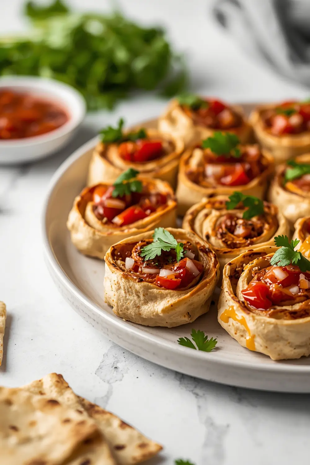 4th of july tortilla pinwheels cozy