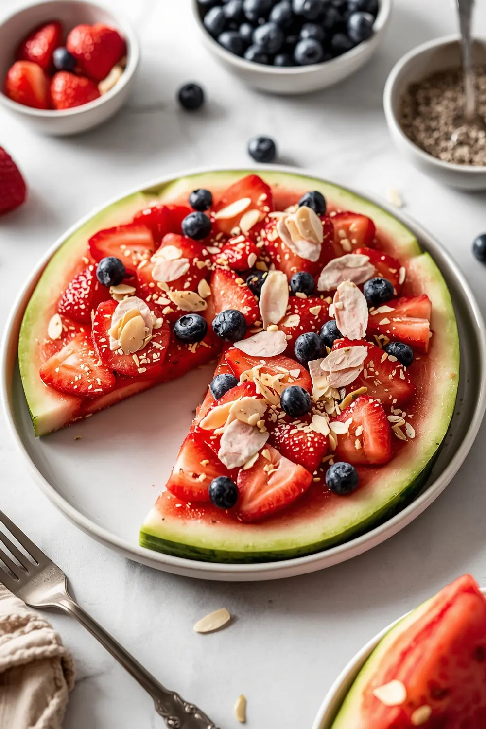 4th of july watermelon pizza cozy