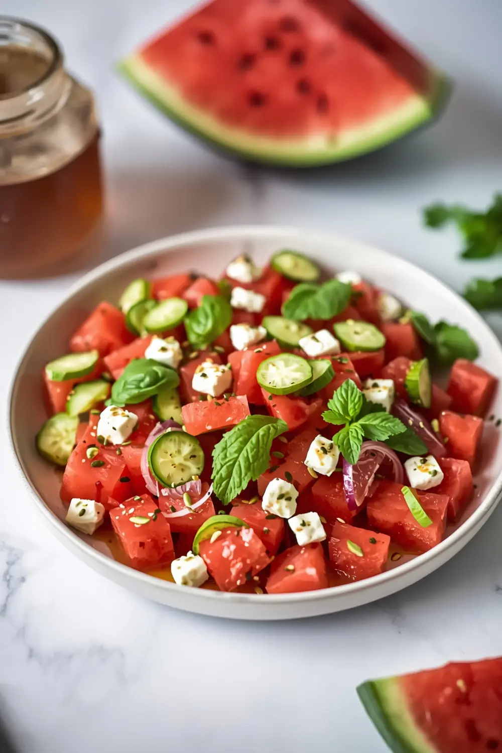 4th of july watermelon salad cozy