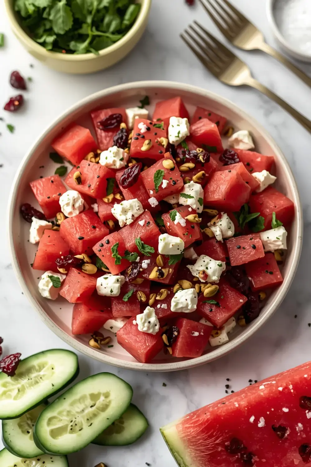 4th of july watermelon salad cozy