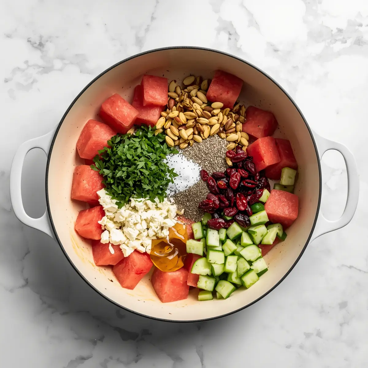 Cooking instructions for 4th of july watermelon salad cozy