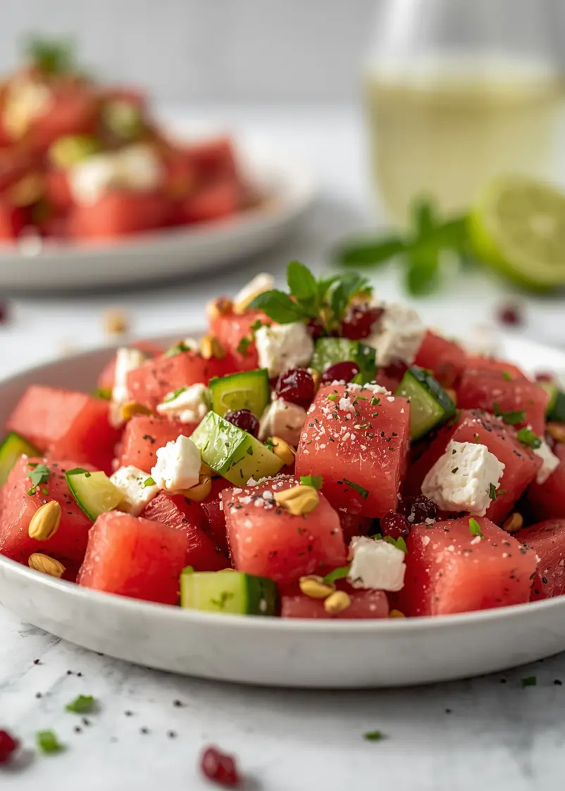 4th of july watermelon salad cozy ready to serve