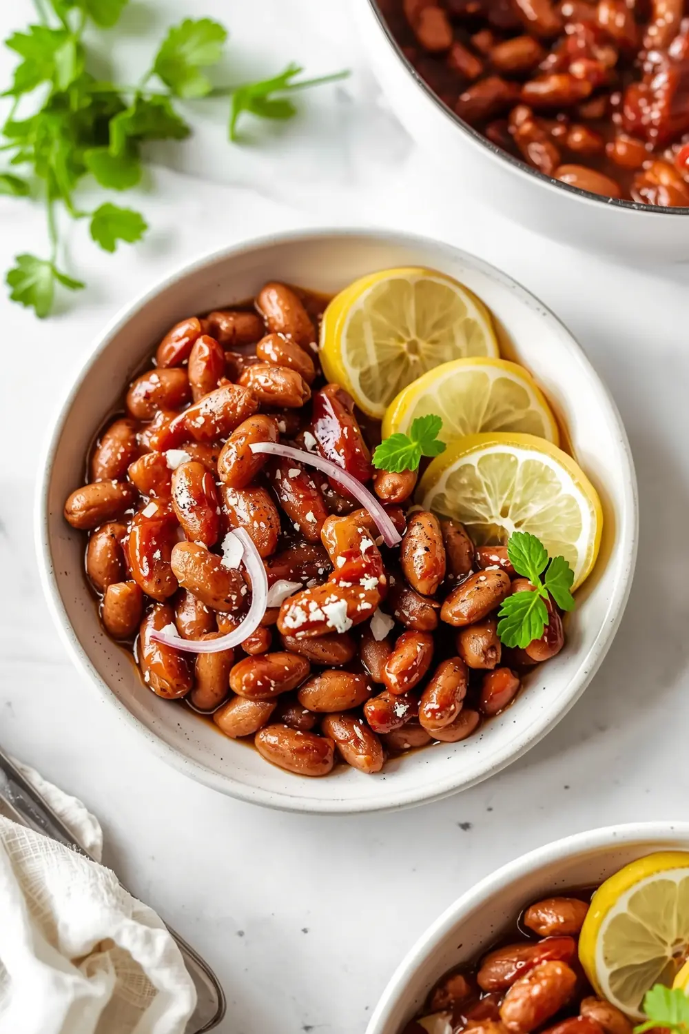 cozy BBQ baked beans summer