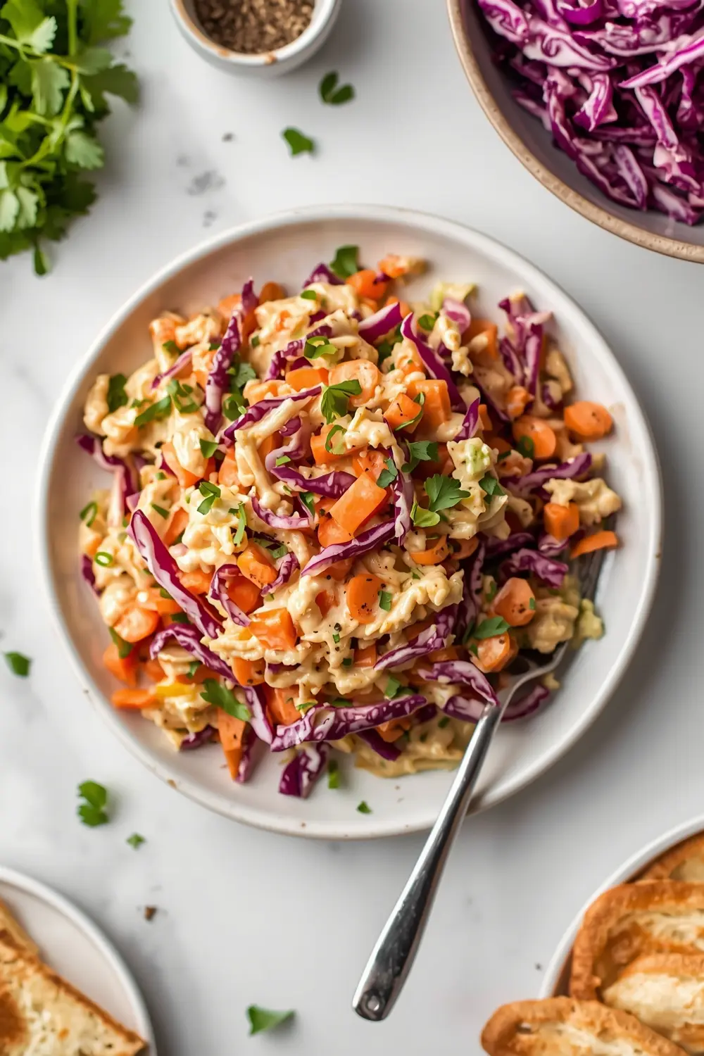 cozy BBQ coleslaw summer