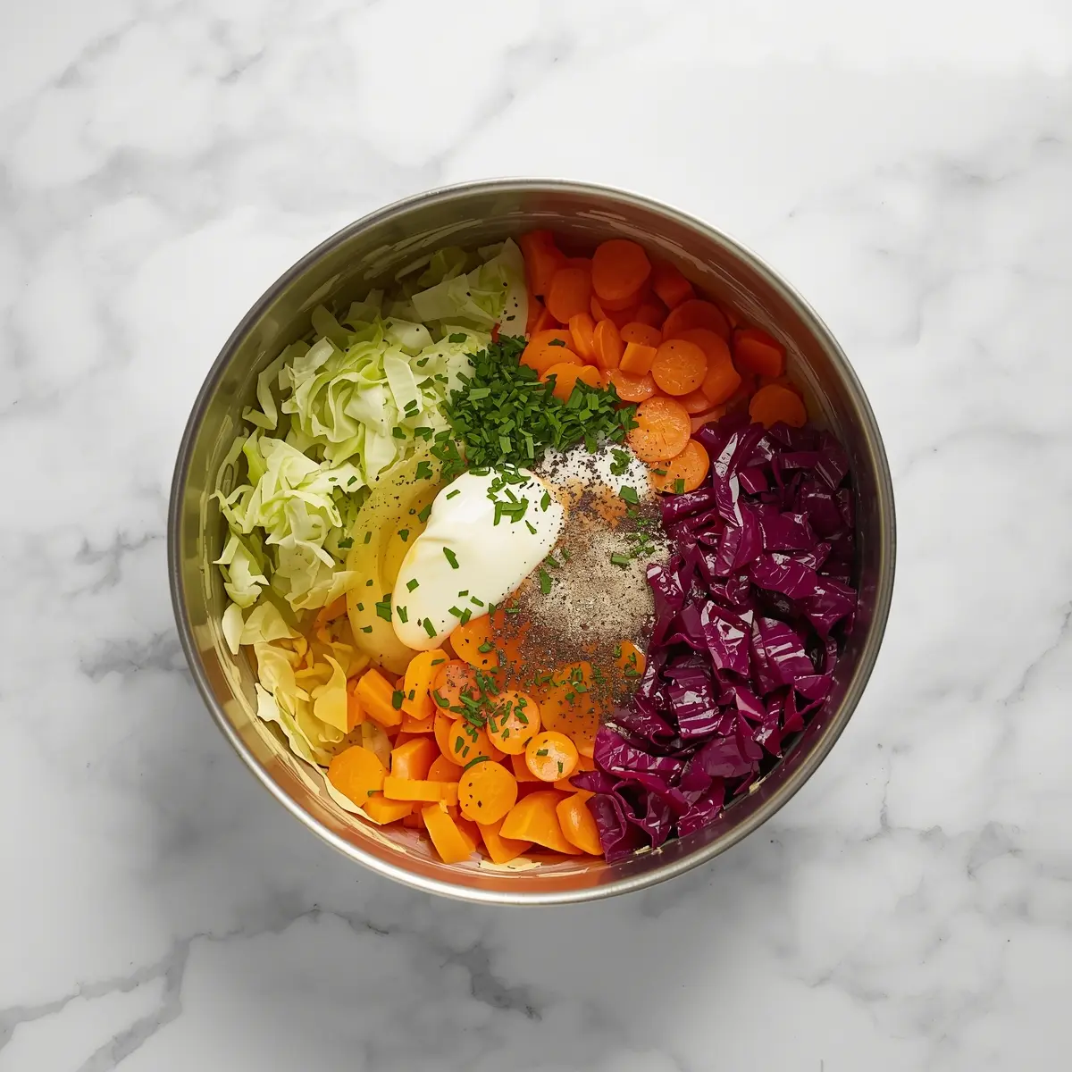 Cooking instructions for cozy BBQ coleslaw summer