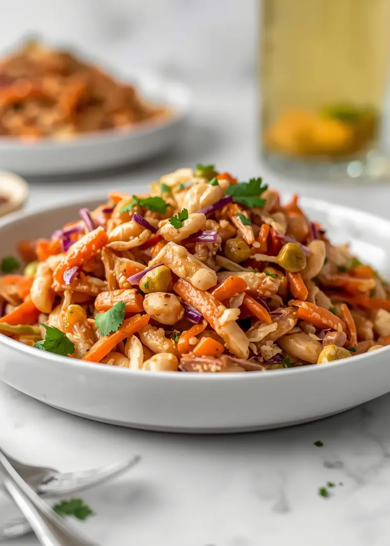 cozy BBQ coleslaw summer ready to serve