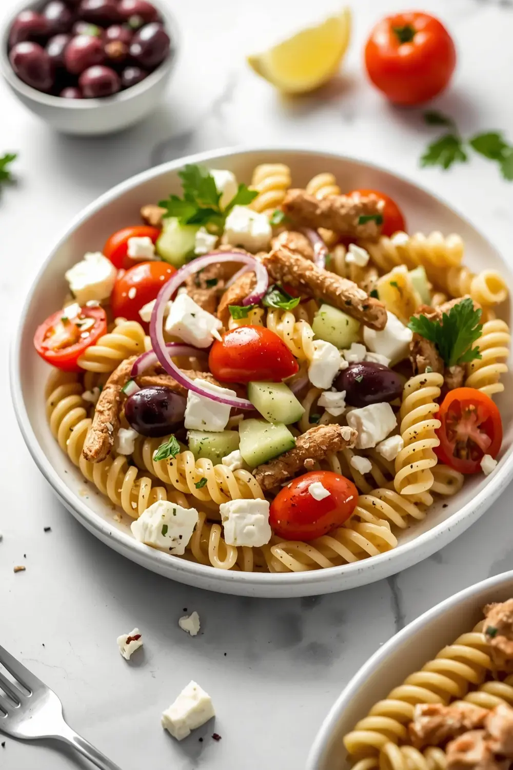cozy Italian pasta salad summer