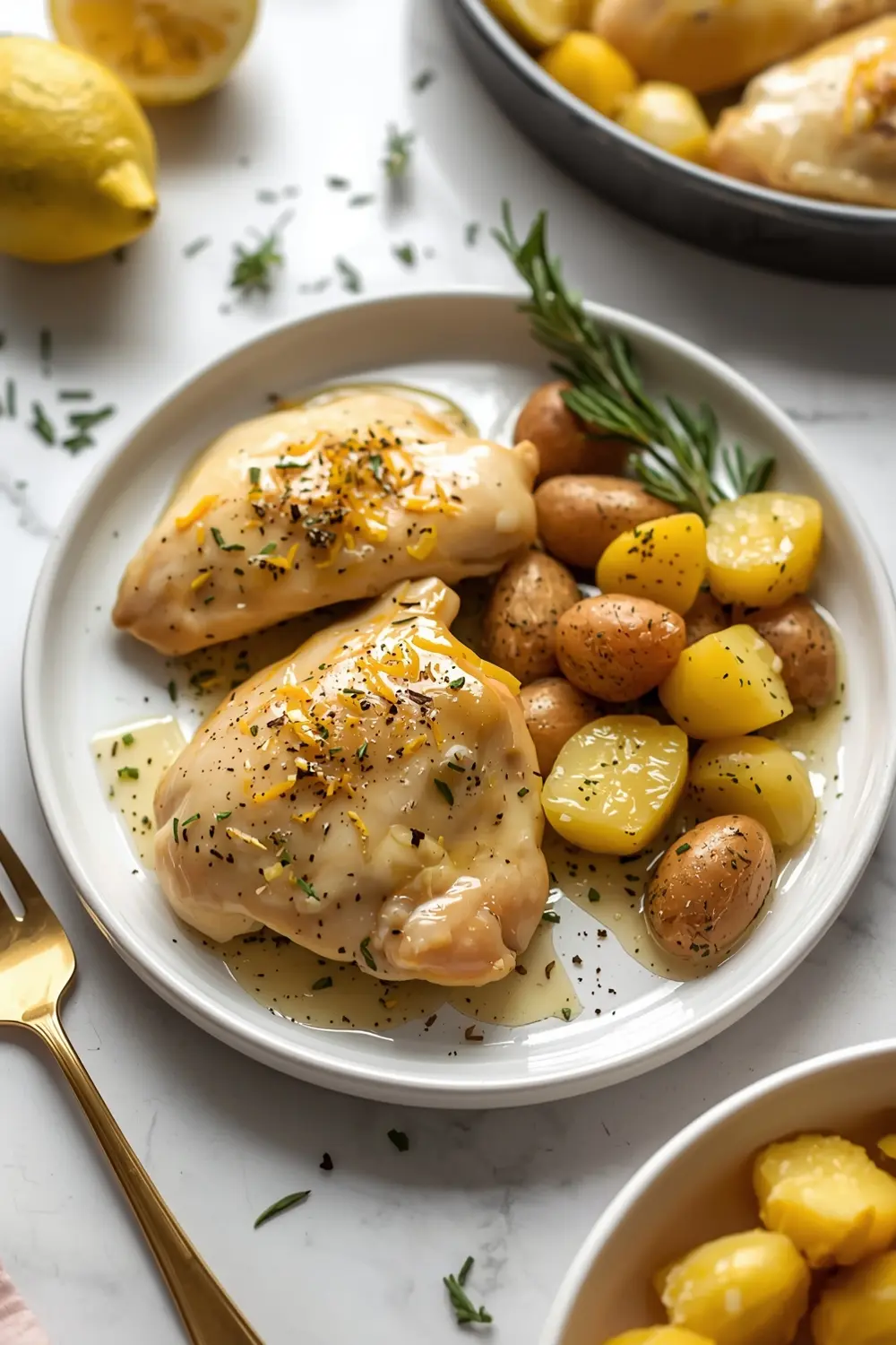 cozy baked lemon herb chicken summer