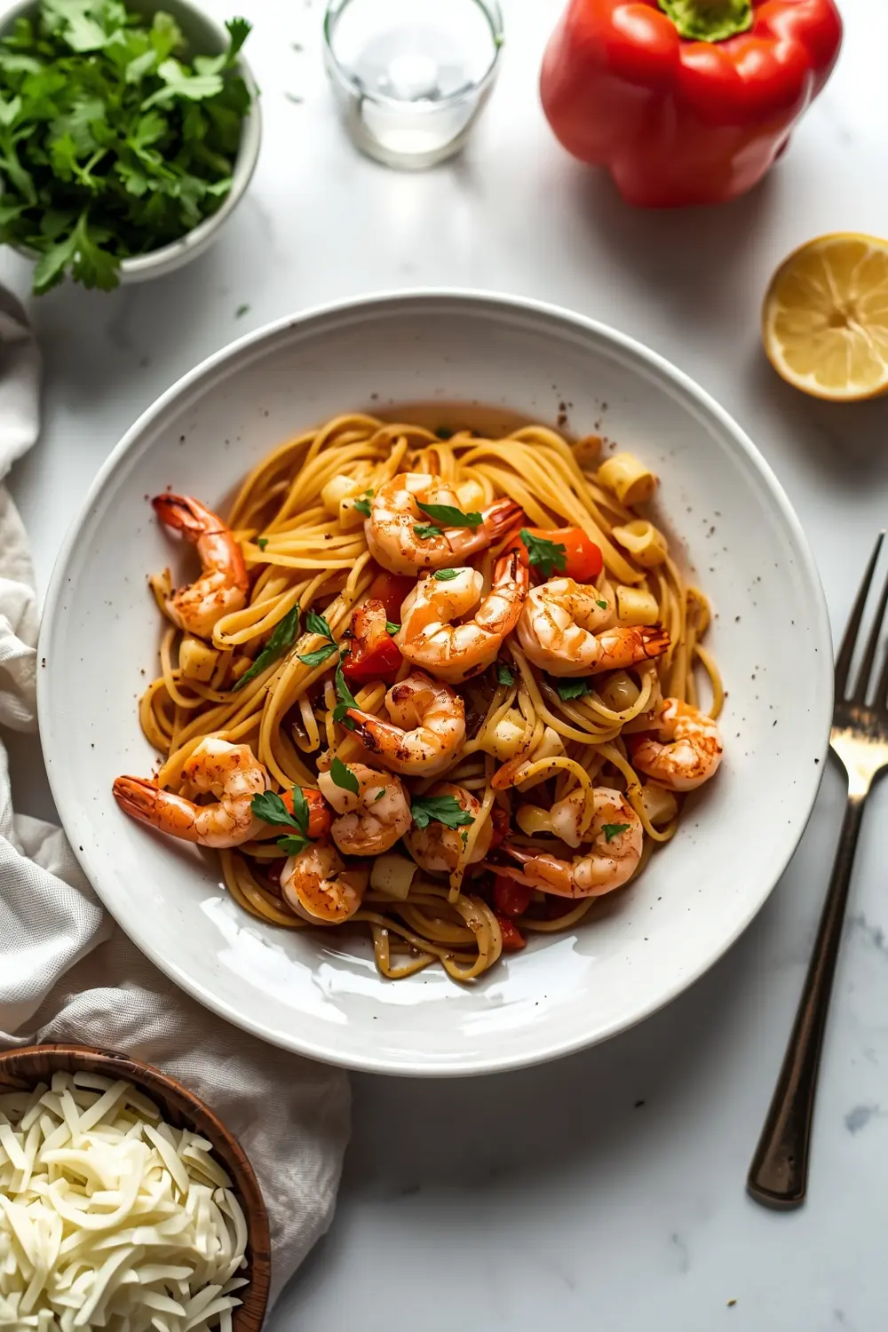 cozy cajun shrimp pasta summer