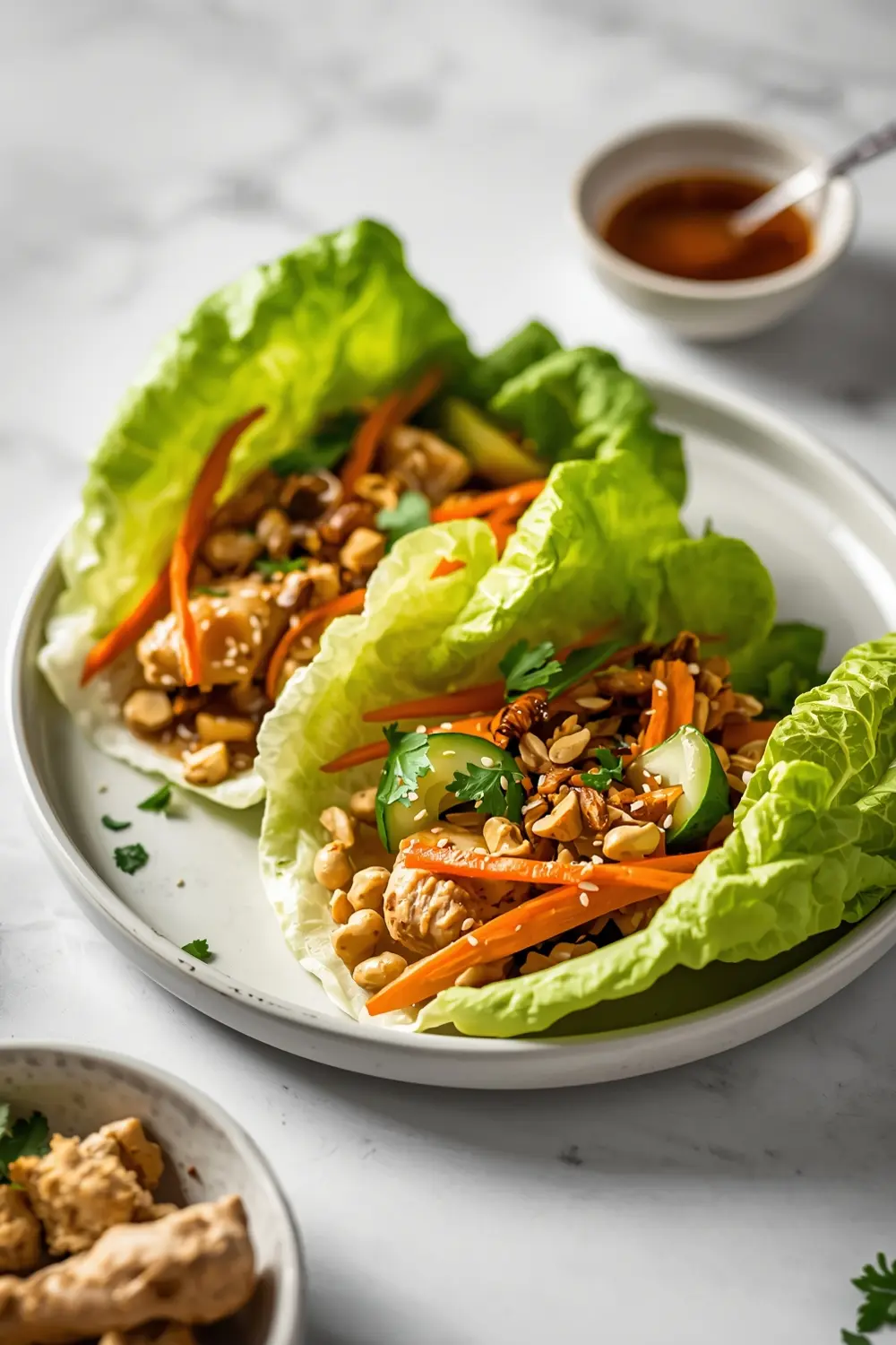 cozy chicken lettuce wraps summer