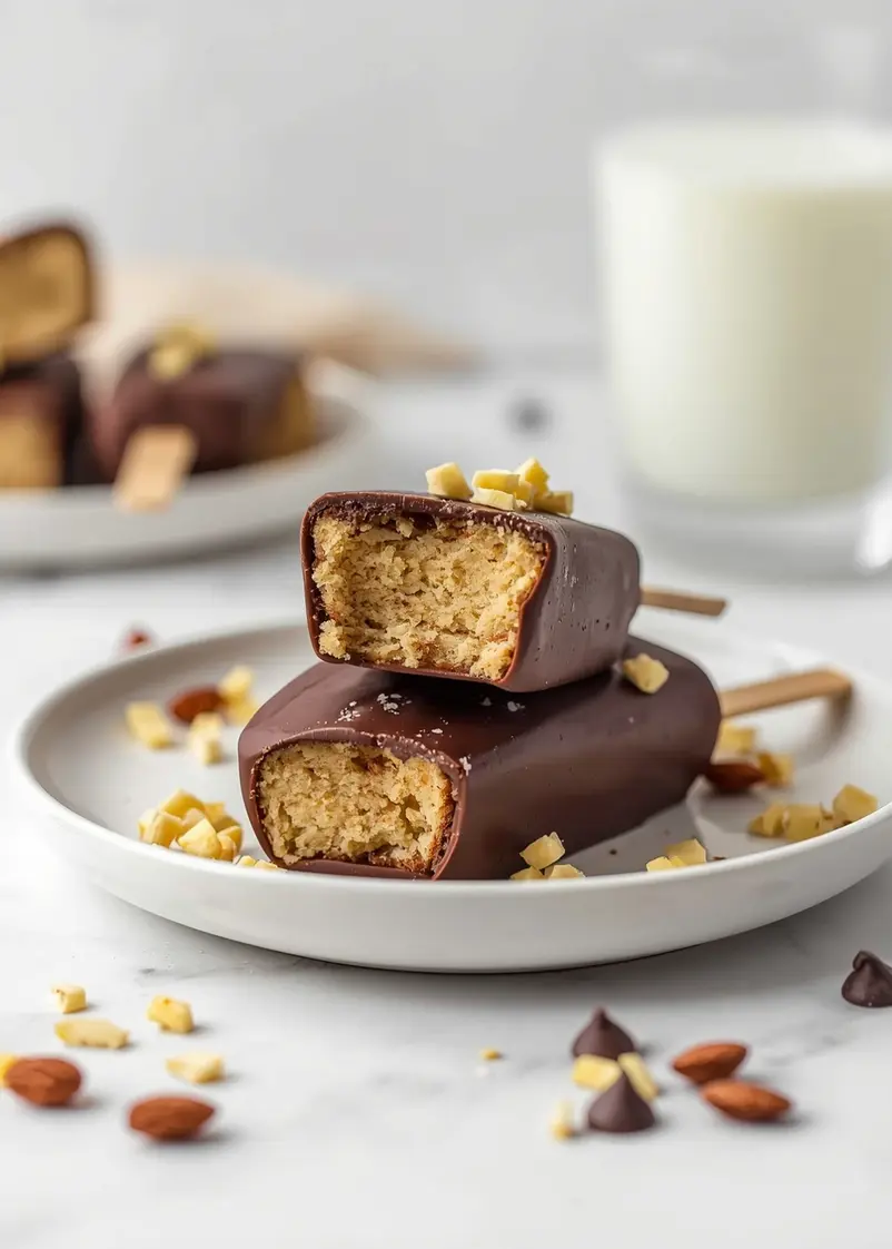 cozy chocolate banana pops summer ready to serve