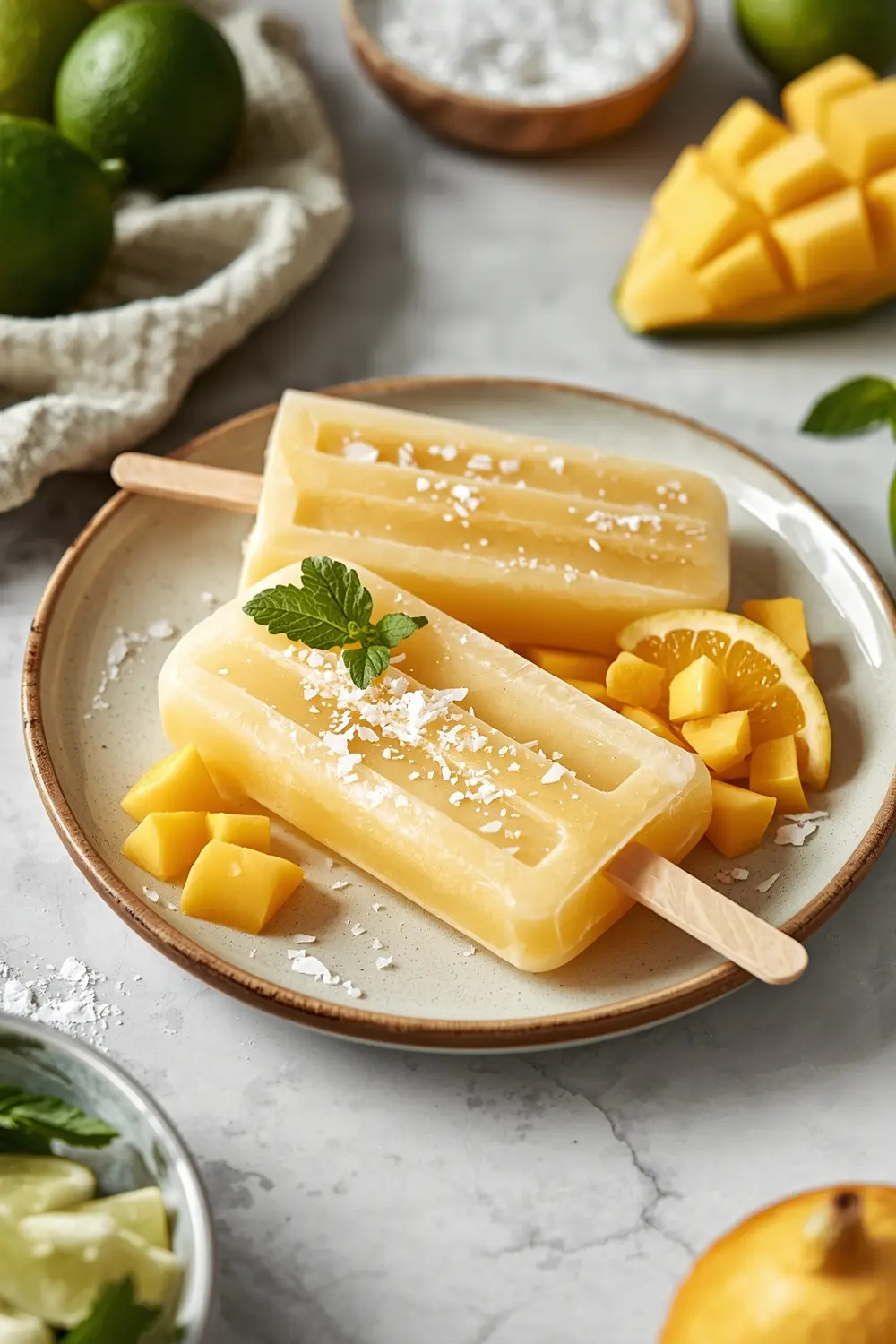 cozy coconut lime popsicles summer