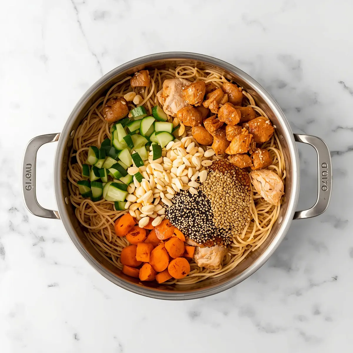 Cooking instructions for cozy cold sesame noodles chicken summer