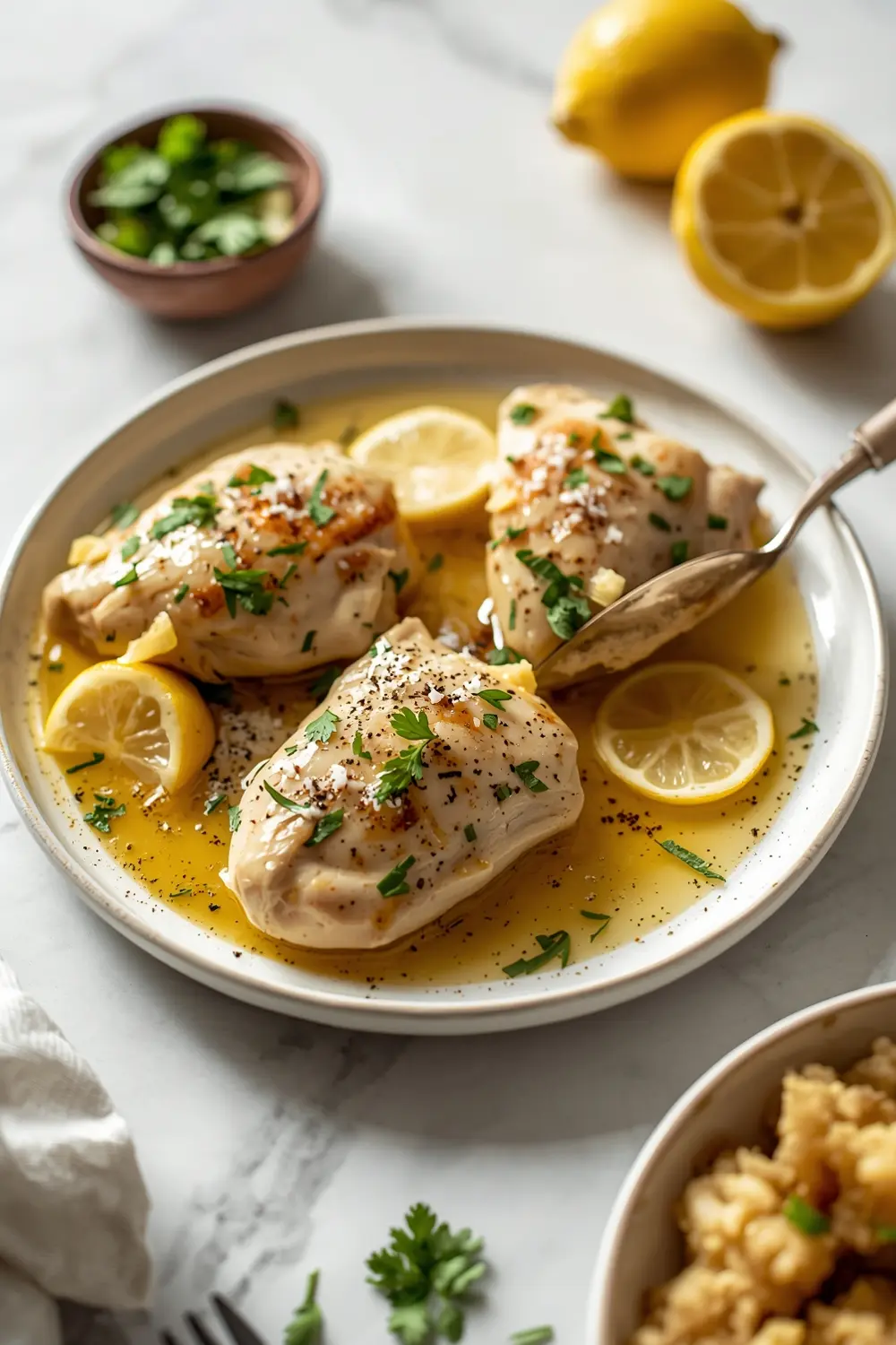 cozy garlic butter chicken summer