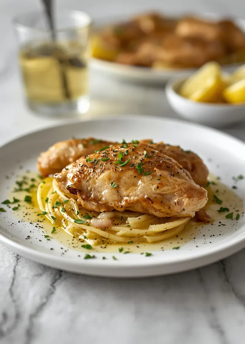 cozy garlic butter chicken summer ready to serve
