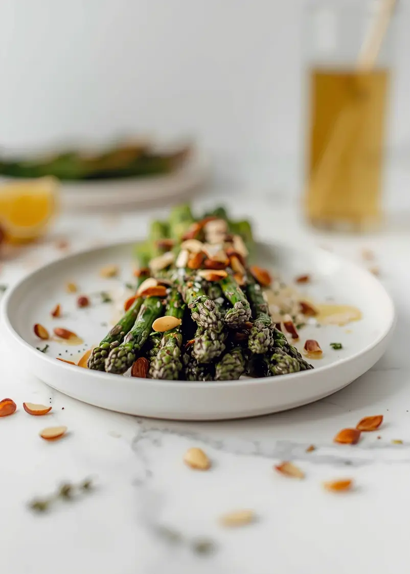 cozy grilled asparagus summer ready to serve