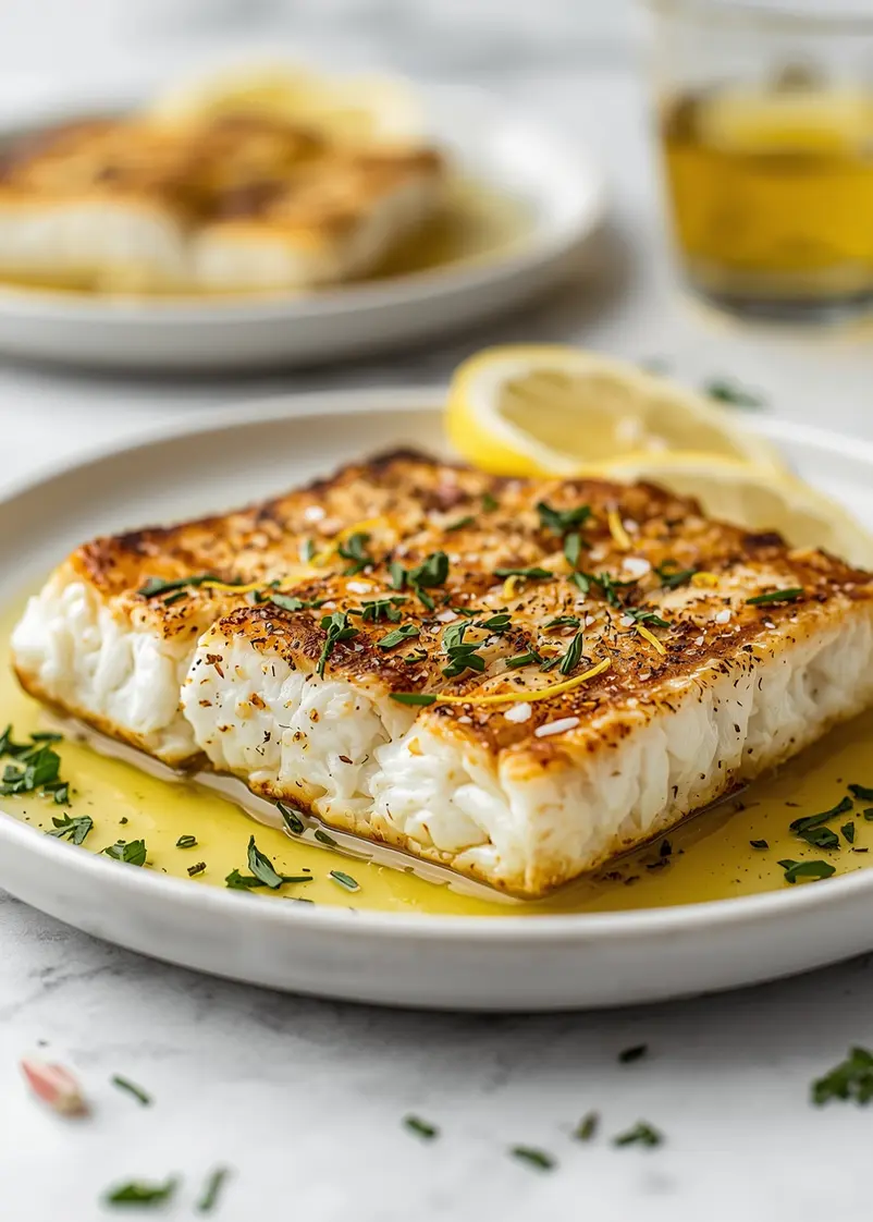 cozy grilled cod summer dinner ready to serve