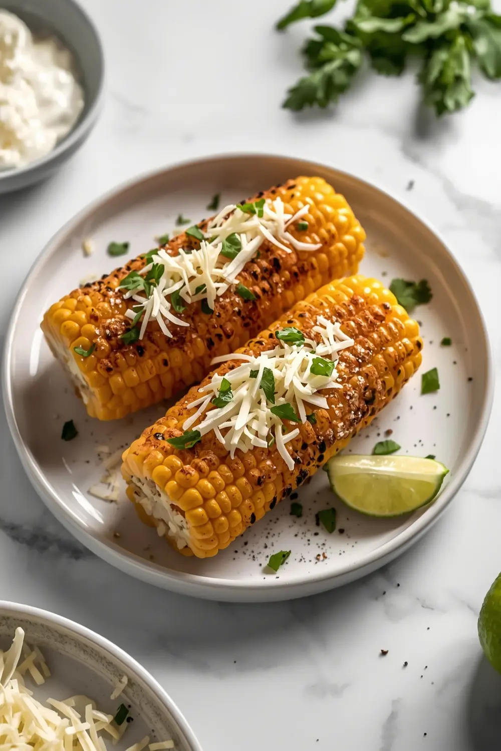 cozy grilled corn on the cob