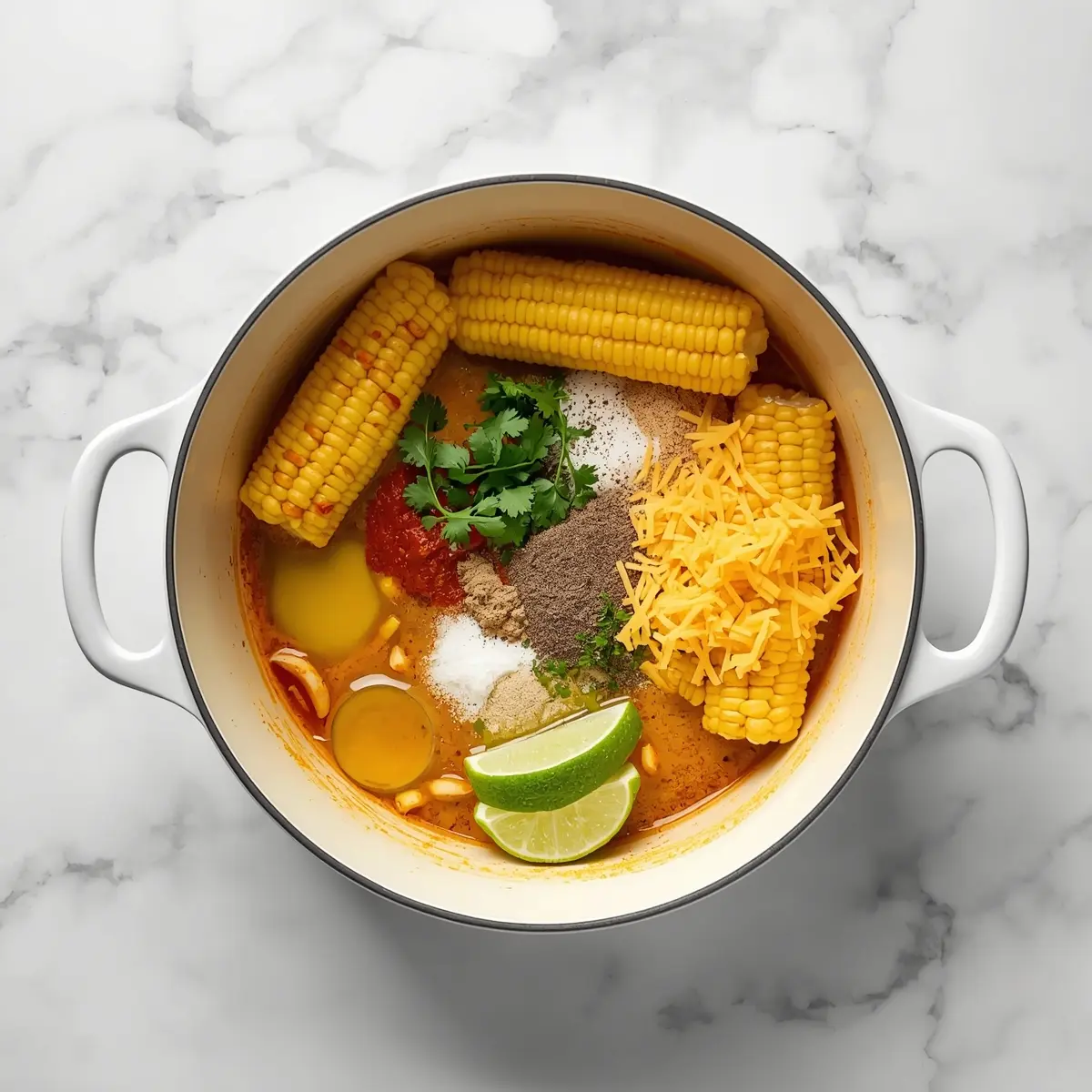 Cooking instructions for cozy grilled corn on the cob