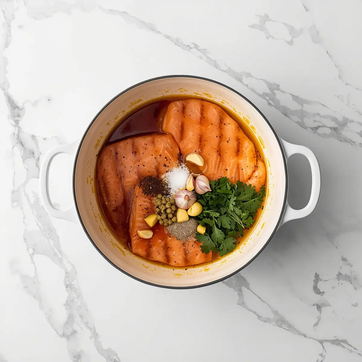 Cooking instructions for cozy grilled salmon marinade
