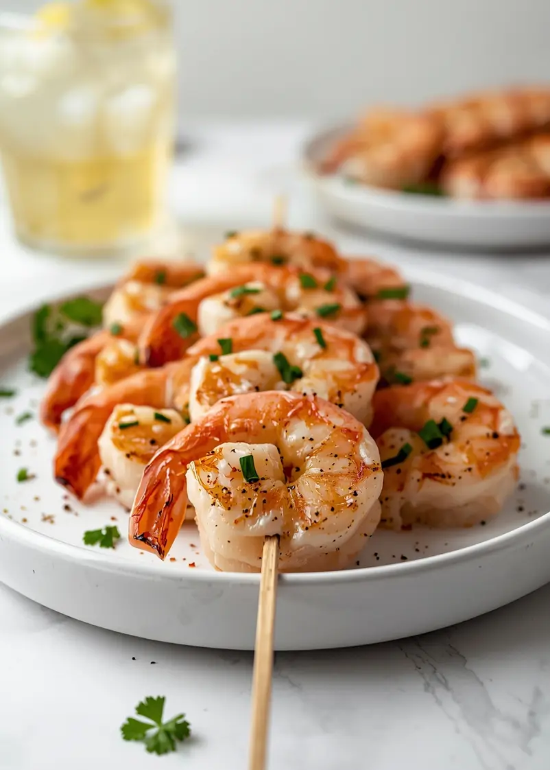 cozy grilled shrimp skewers summer ready to serve