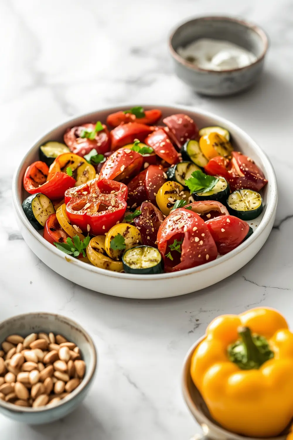 cozy grilled vegetable platter summer