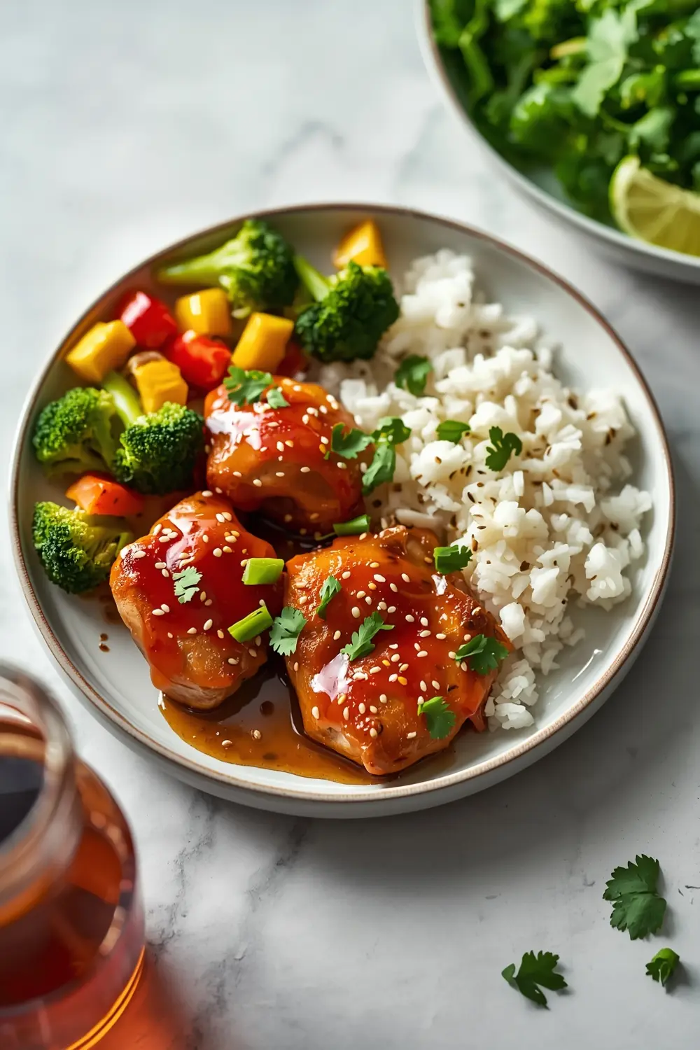cozy honey sriracha chicken summer