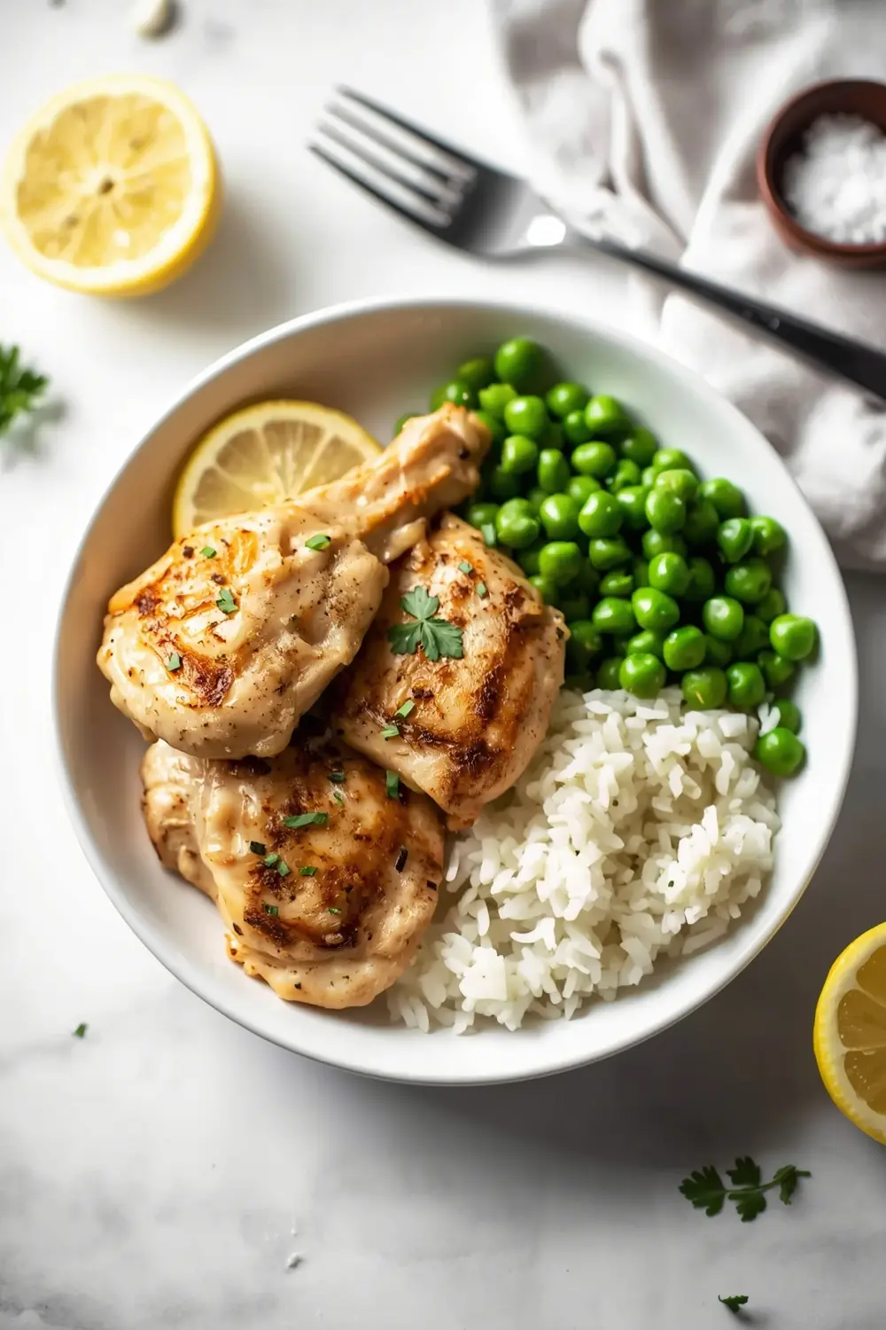 cozy lemon chicken summer dinner