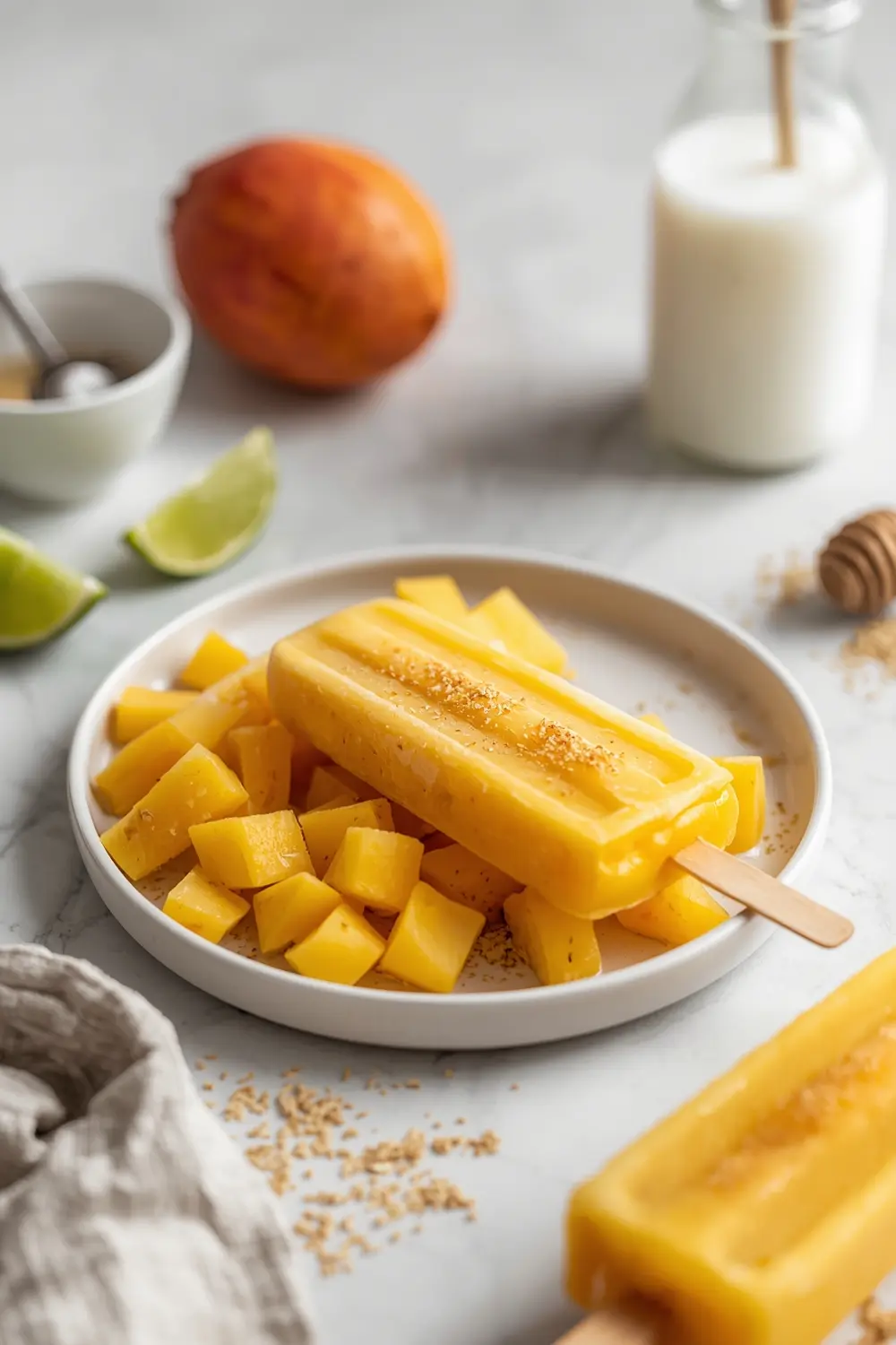 cozy mango popsicles homemade
