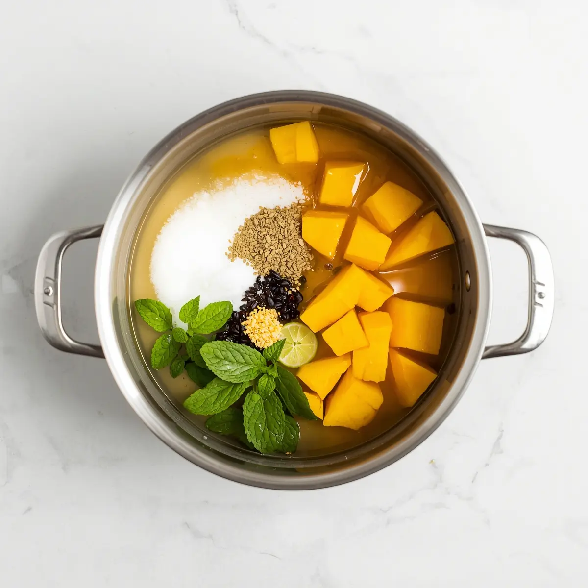 Cooking instructions for cozy mango sorbet homemade summer