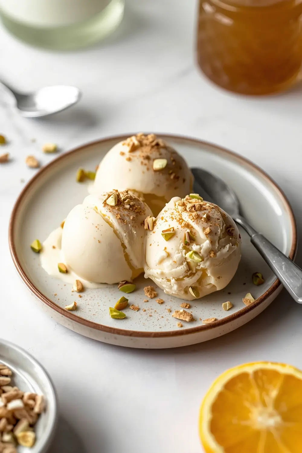 cozy no churn vanilla ice cream summer
