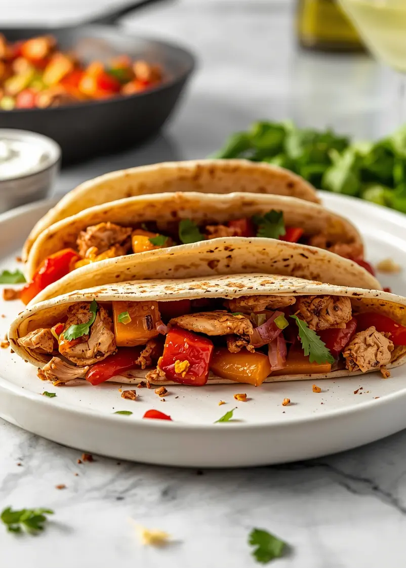 cozy one pan chicken fajitas summer ready to serve